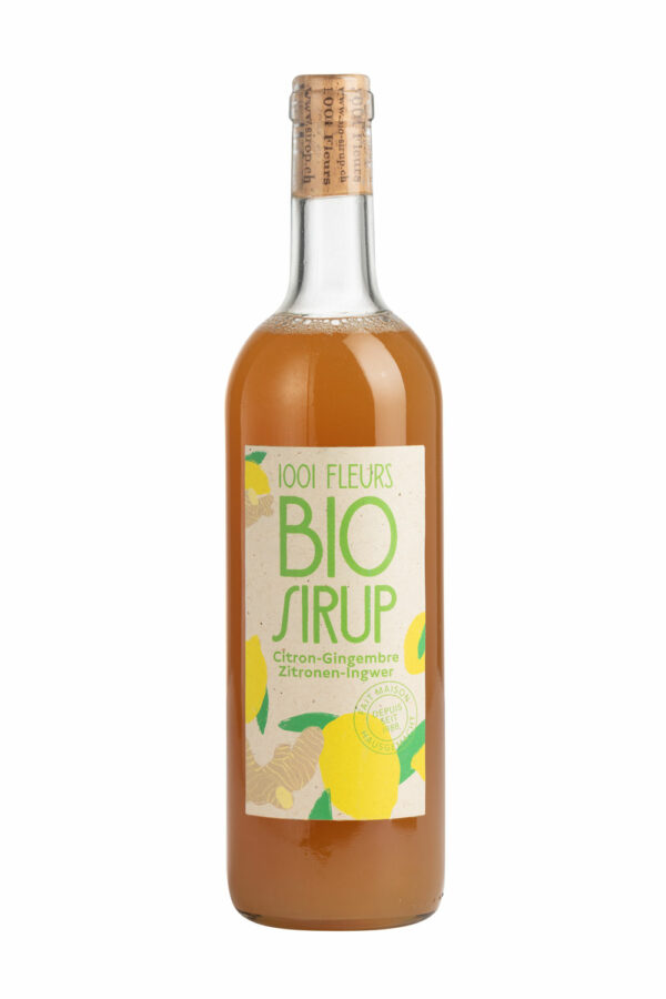 Bio Sirup Zitronen-Ingwer | sirop citron-gingembre bio 7.5dl