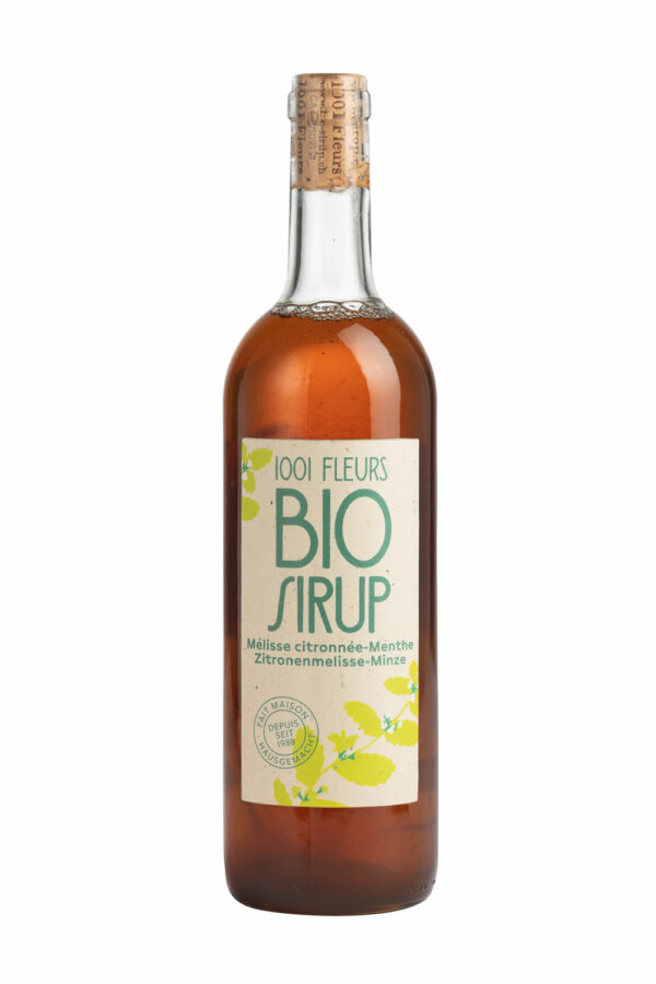 Bio Sirup Zitronenmelisse-Minze | sirop de mélisse citronnée et menthe bio 7.5dl