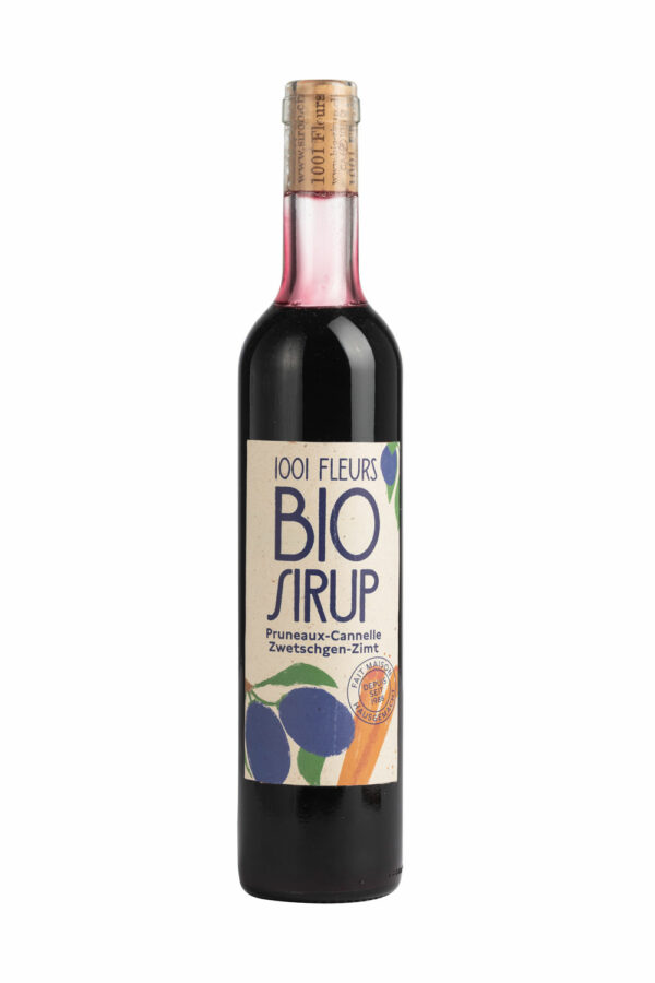 Bio Sirup Zwetschge-Zimt | sirop de pruneaux et cannelle bio 5dl